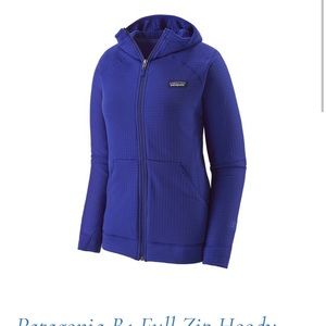 Womens Patagonia R1 Cobalt Blue
